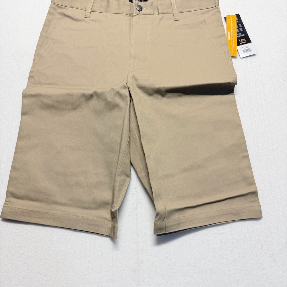 Lee Uniforms Men's Tan Classic stretch Shorts 34 NWT